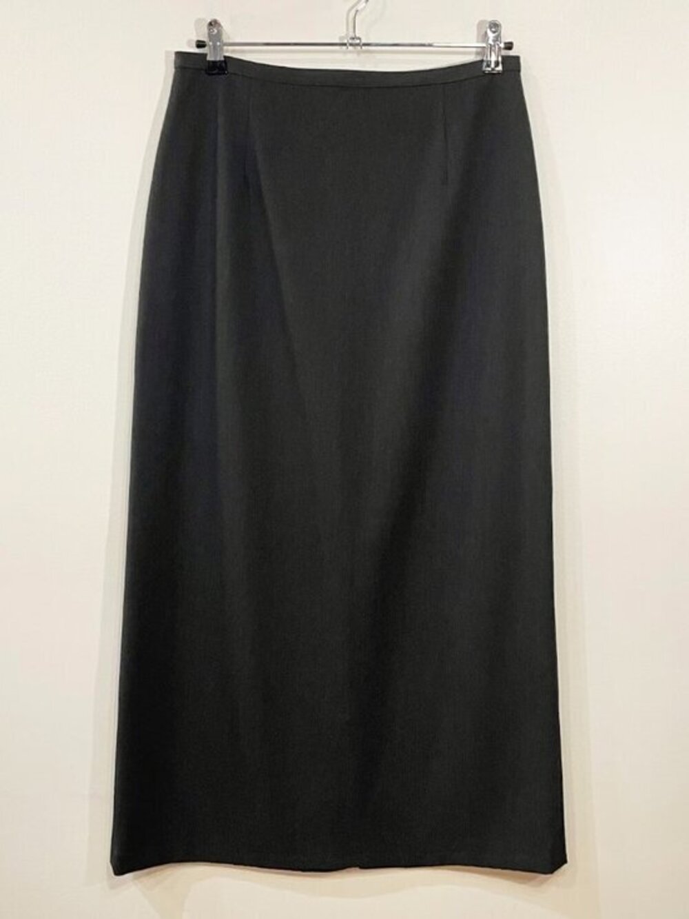 EUC Vintage Ponte Maxi Pencil Skirt Charcoal Grey 10, Medium fit